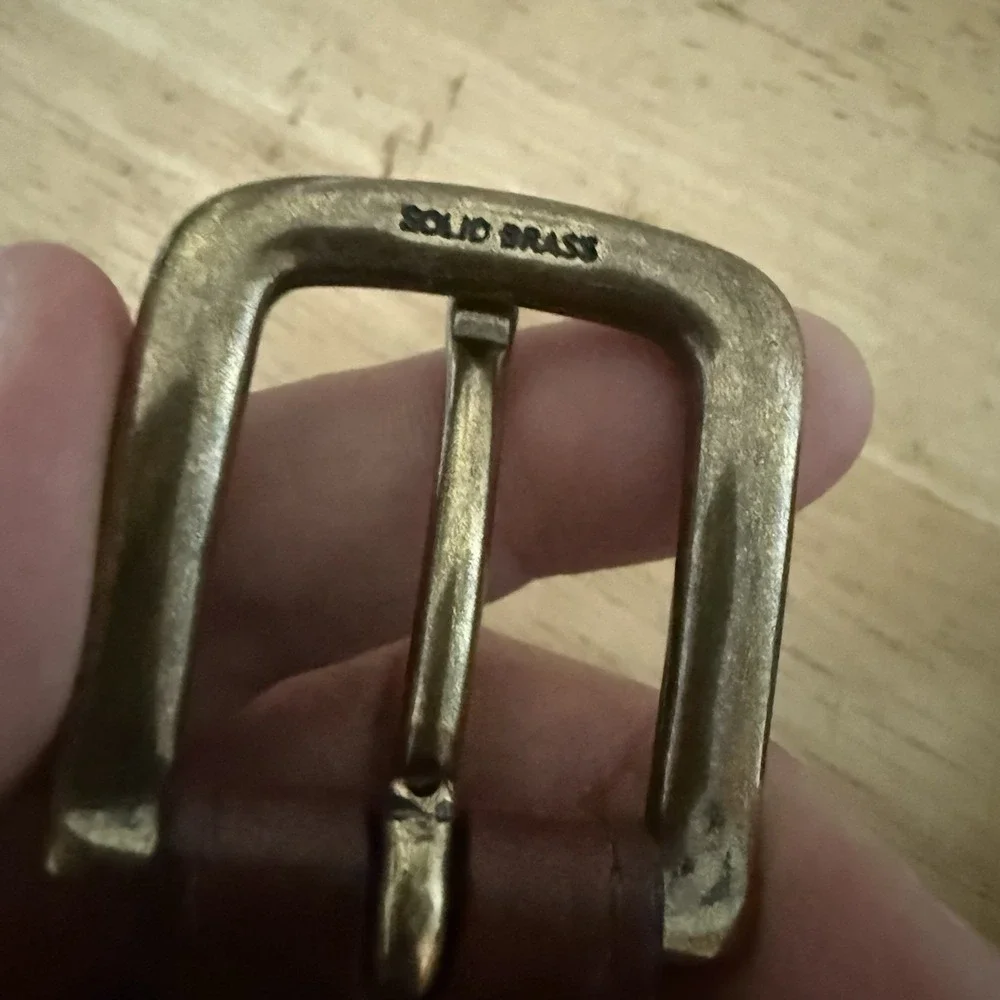 Orvis brass buckle